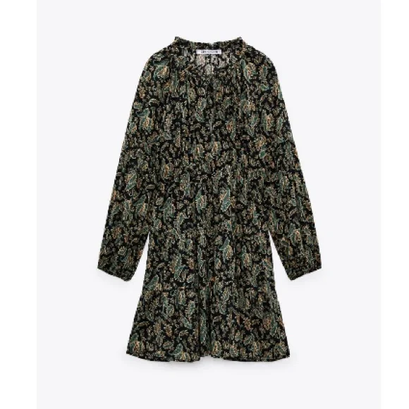 Zara Long Sleeve Mini Dress - Picture 7 of 15